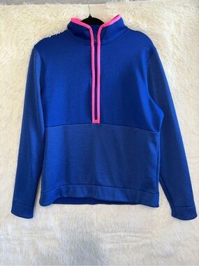 Under Armour Womens Storm Daytona Half Zip Sweatshirt L Water Repellent Golf